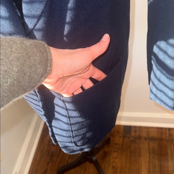 Vintage Pendleton Wool Blazer Navy Blue Single Button Jacket Women’s - Picture 11 of 11